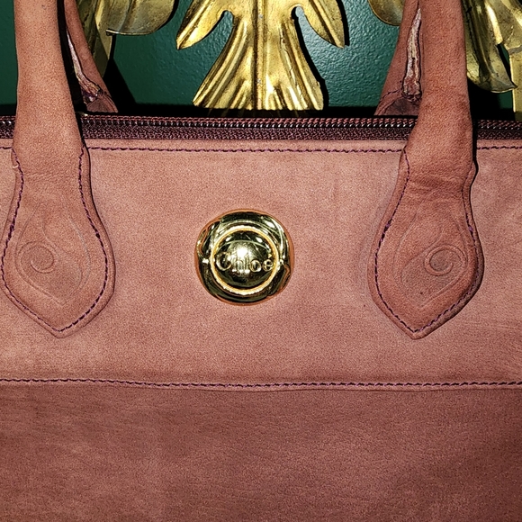 CHLOE SUEDE LEATHER HANDBAG - Picture 3 of 13